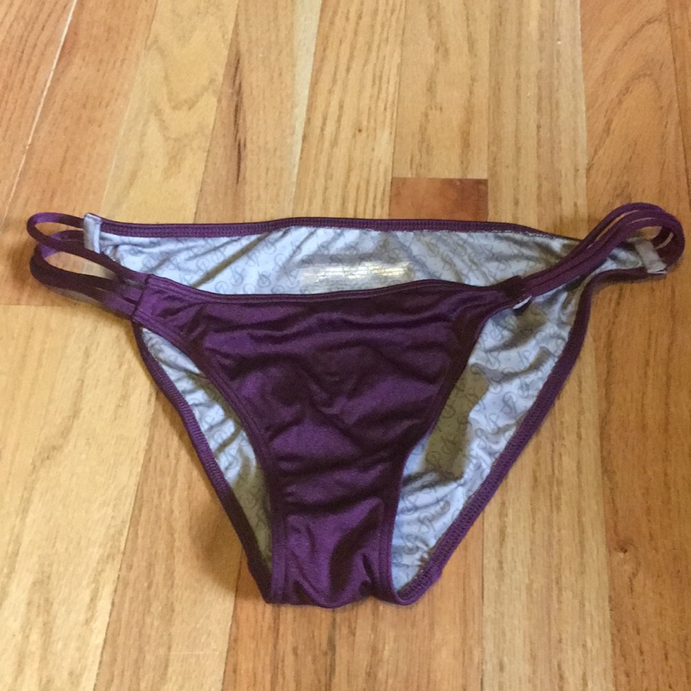 Victoria’s Secret maroon medium bikini bottom.